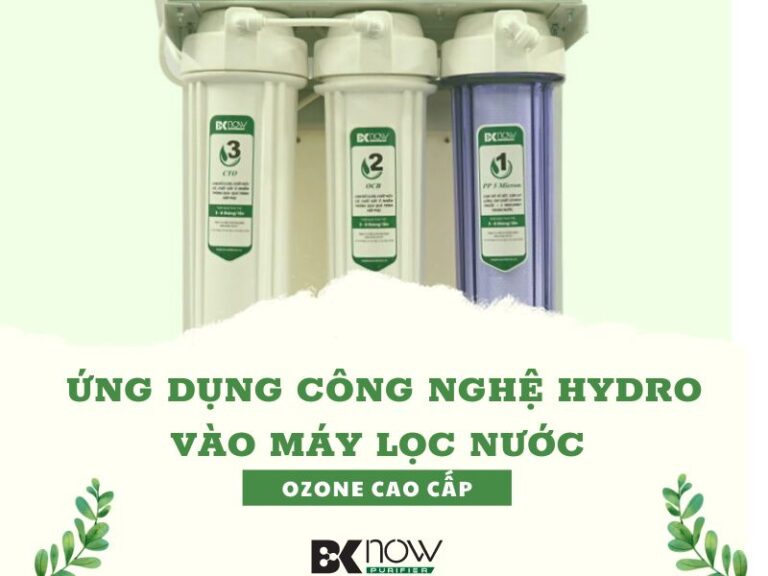 ứng dụng công nghệ hydro vào máy lọc nước