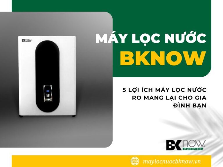 5 Lợi ích máy lọc nước RO mang lại cho gia đình bạn