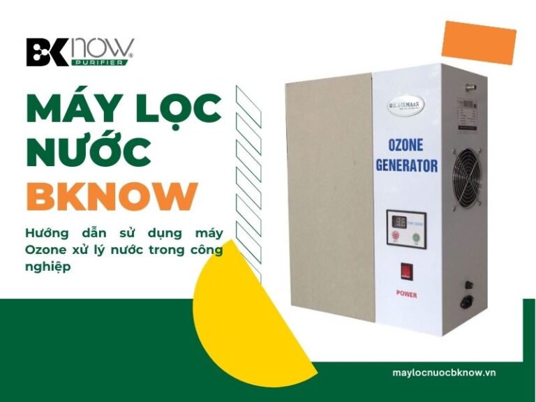 Hướng dẫn sử dụng máy Ozone xử lý nước trong công nghiệp (2)