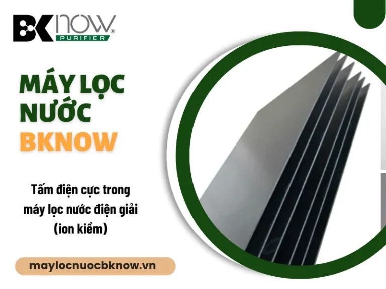 Tấm điện cực trong máy lọc nước điện giải (ion kiềm) và những điều bạn cần biết