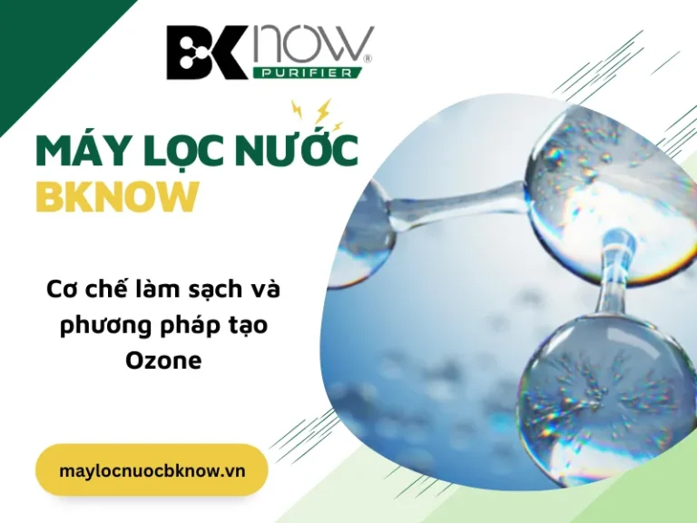 Cơ chế làm sạch và phương pháp tạo Ozone