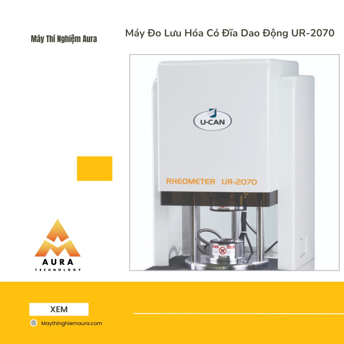 Máy Đo Lưu Hóa Có Đĩa Dao Động UR-2070
