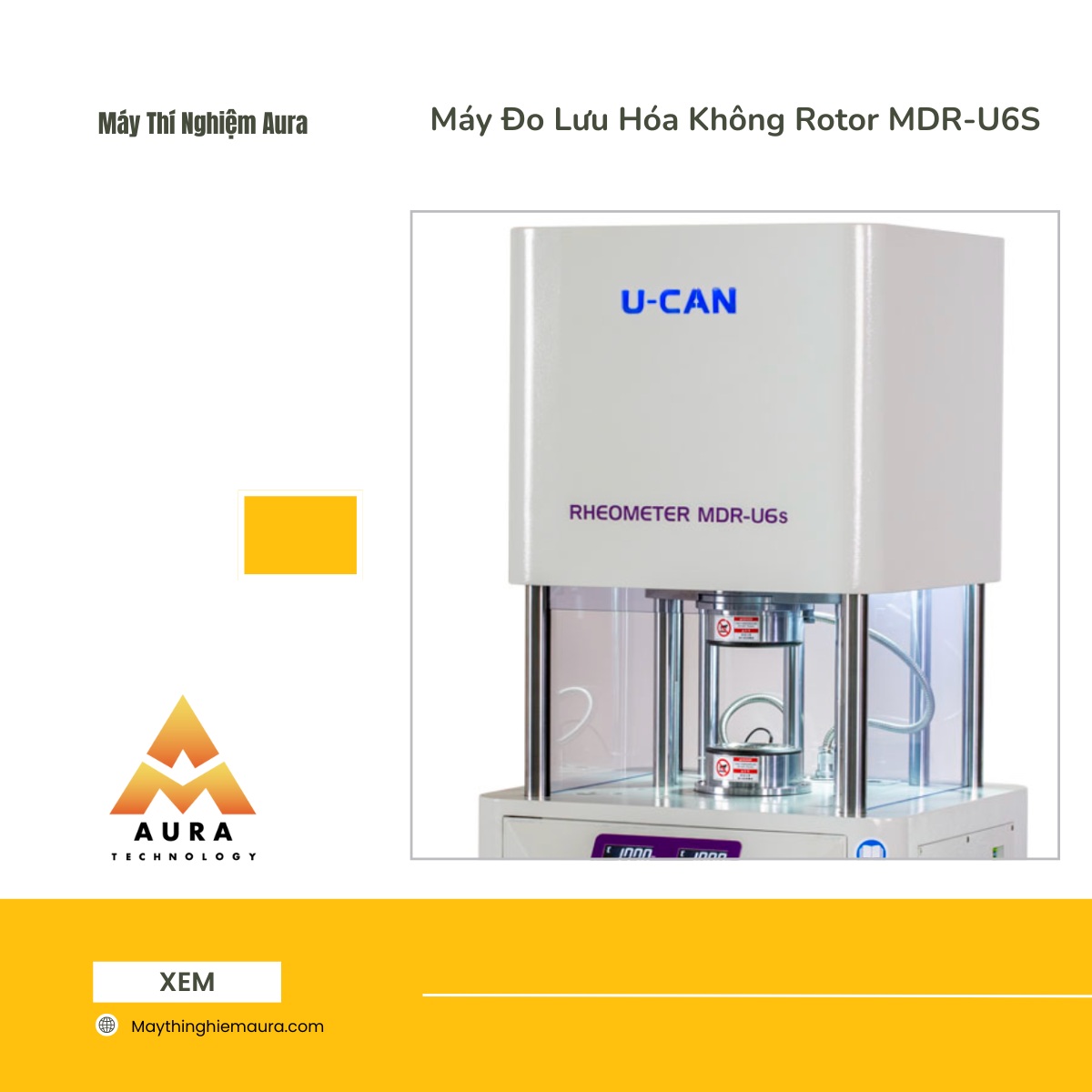 Máy Đo Lưu Hóa Không Rotor MDR-U6S