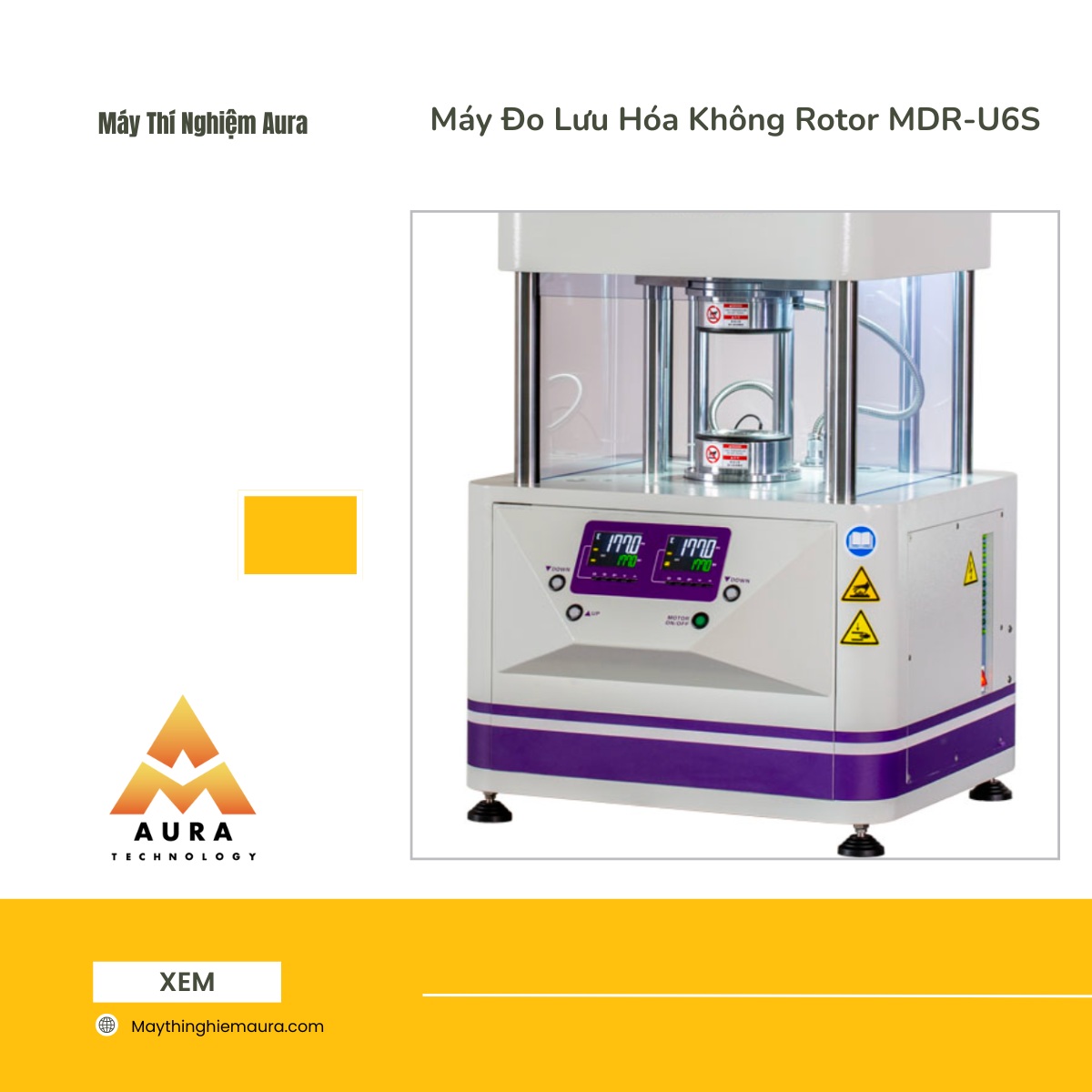 Máy Đo Lưu Hóa Không Rotor MDR-U6S