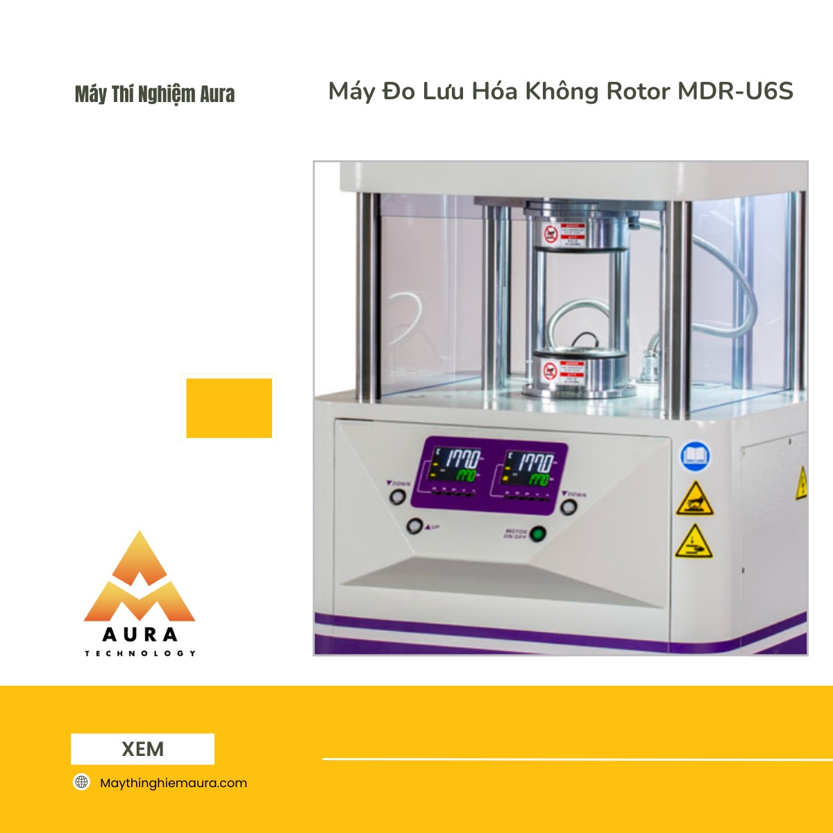 Máy Đo Lưu Hóa Không Rotor MDR-U6S