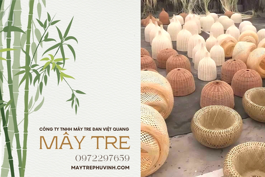 Sản phẩm mây tre đan độc đáo