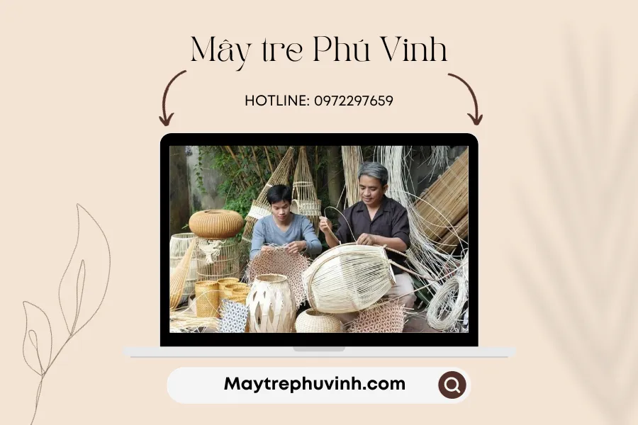Khám phá nét đẹp truyền thống của Làng mây tre đan Phú Vinh