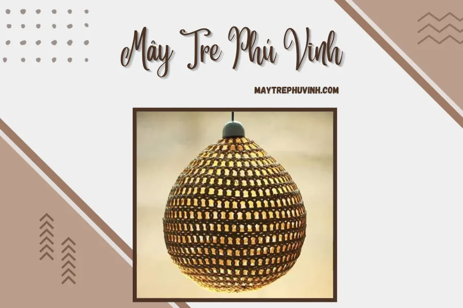 Cách sử dụng đèn mây tre đan bền lâu