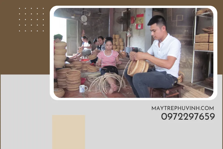 Quy trình sản xuất đồ thủ công mây tre đan
