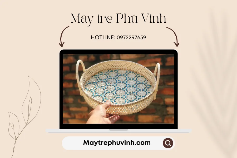 Sản phẩm mây tre đan có tính thẩm mỹ cao