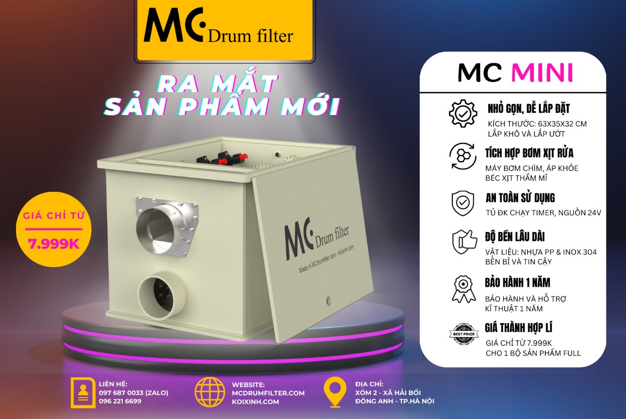 Sản phẩm mới: MC Drumfilter Mini