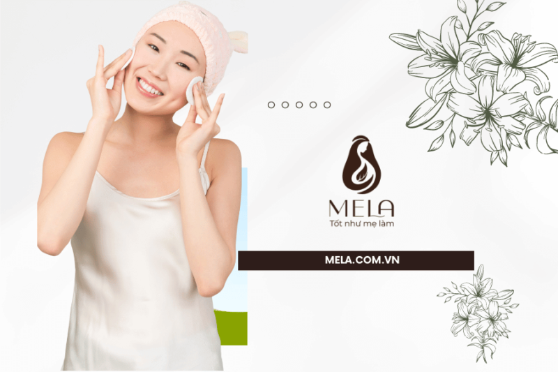 Làm sạch bụi bẩn và lớp trang điểm