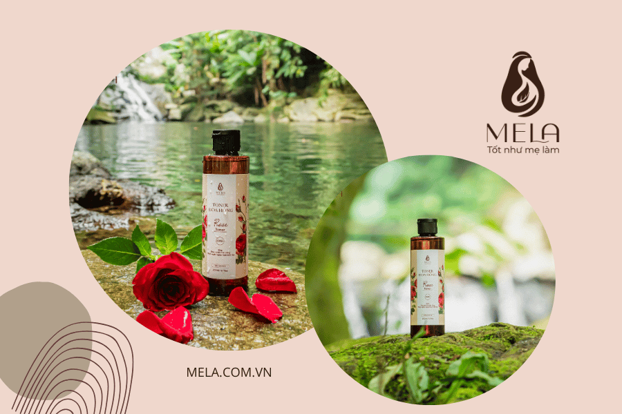 Khám phá sức mạnh của thiên nhiên với Nước hoa hồng MELA - làm sạch, cân bằng và cung cấp độ ẩm cho da.