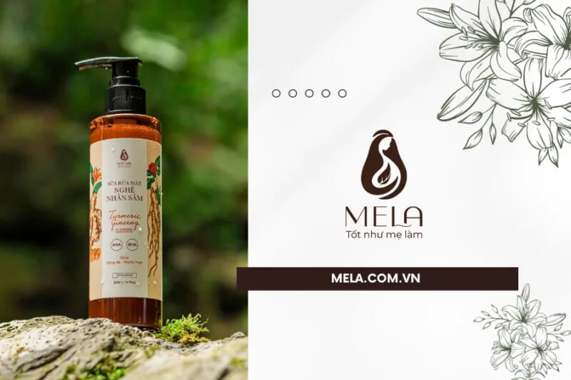 Sữa rửa mặt Nghệ nhân sâm Mela