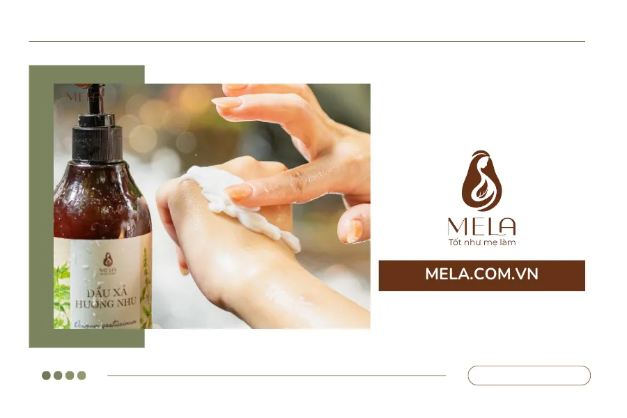 Chăm sóc tóc thơm lâu bằng dầu xả tóc hương nhu Mela (1)
