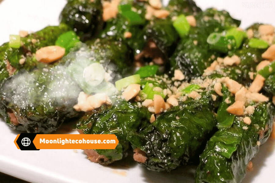 Chả cuốn lá bưởi Chả cuốn lá bưởi