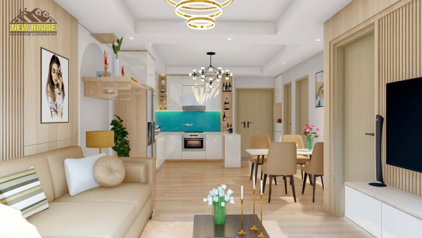 Bản Thiết Kế Nội Thất Chung Cư South Tower Anh Dũng