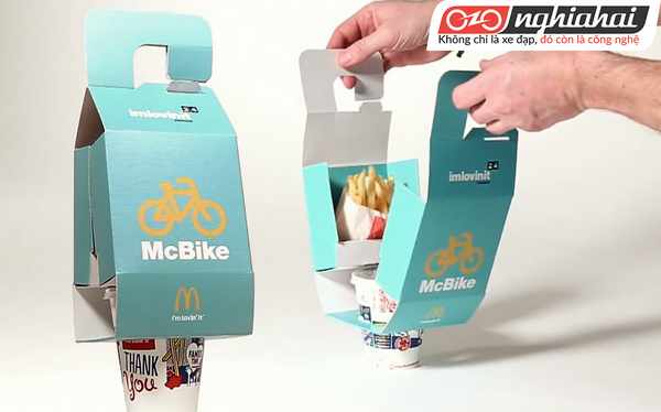 Túi hỗn hợp McBike dành cho người đi xe đạp 2