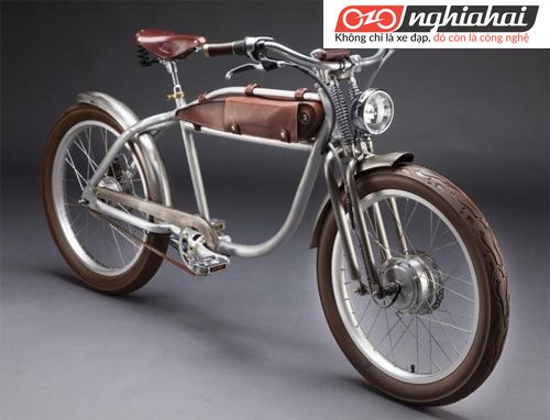 Chiếc xe đạp điện kiểu cách hoài cổ này cung cấp cho bạn ánh nhìn xưa cũ 2