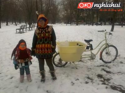 Đạp xe cùng con vào mùa đông 3