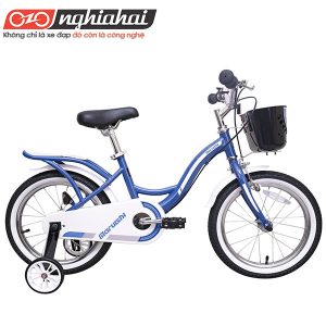 Xe đạp trẻ em Nhật Dually (Astronaut) xanh1