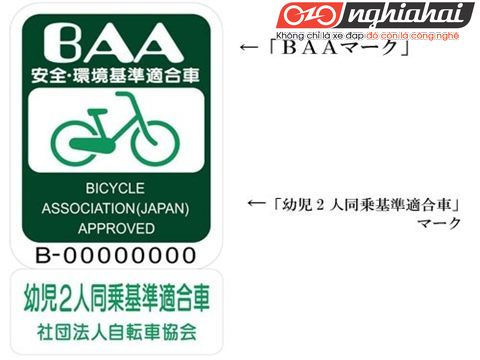 Tiêu chuẩn của các dòng xe Nhật Bản - Tiêu chuẩn BAA 1