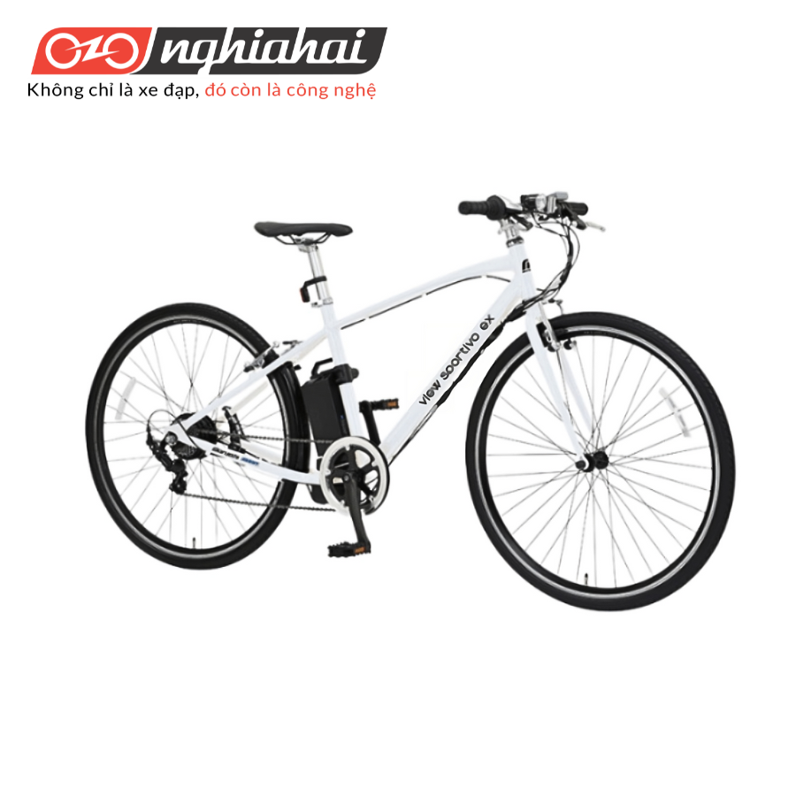 Xe đạp trợ lực điện Nhật Bản Sportivo EX – Màu trắng