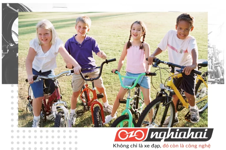 Lợi ích tuyệt vời của cho trẻ em đi xe đạp
