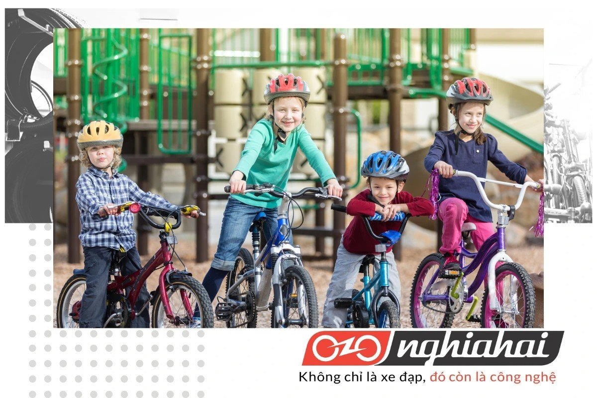 Những lợi ích khi trẻ em đi xe đạp
