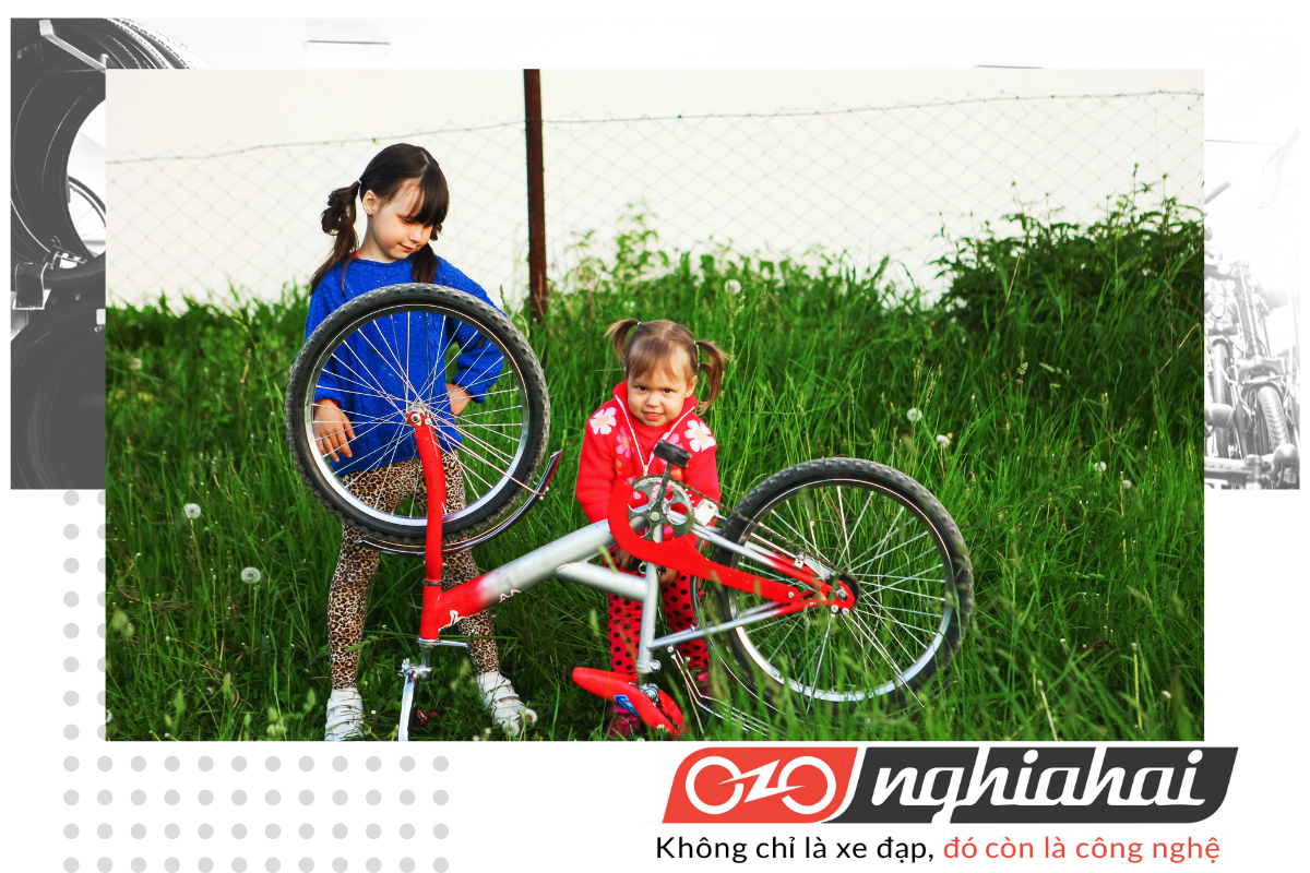 Sửa chữa cơ bản của xe đạp trẻ em