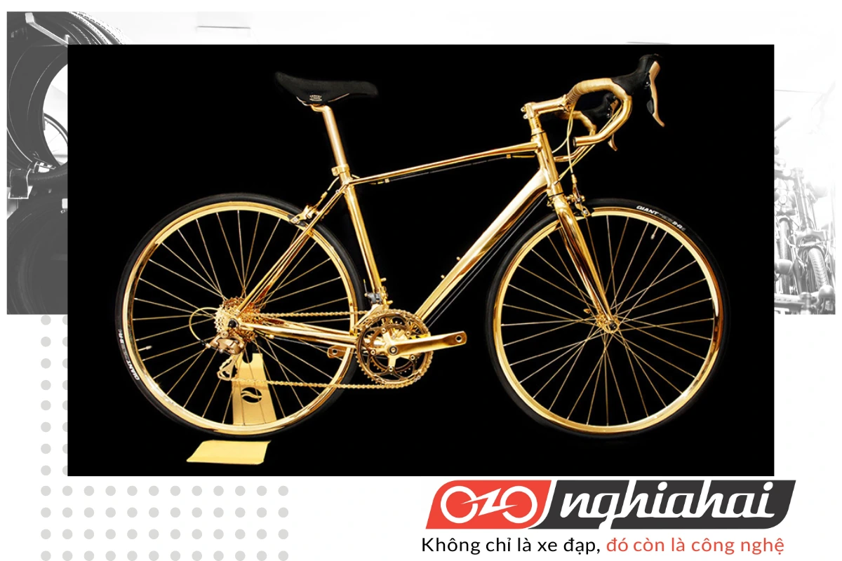 Xe đạp mạ vàng cao cấp Montante