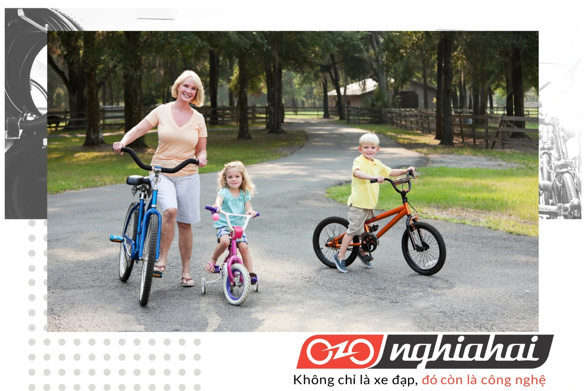 Chọn xe đạp phù hợp với độ tuổi của trẻ
