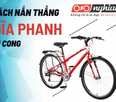 Nắn thẳng đĩa phanh xe đạp bị cong