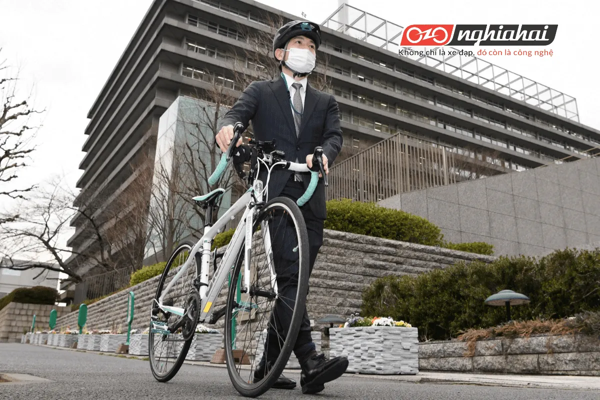 Ngoài tính tiện ích, xe đạp mini còn thể hiện phong cách cá nhân của người Nhật.