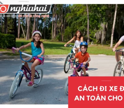 Cách đi xe đạp an toàn cho trẻ em