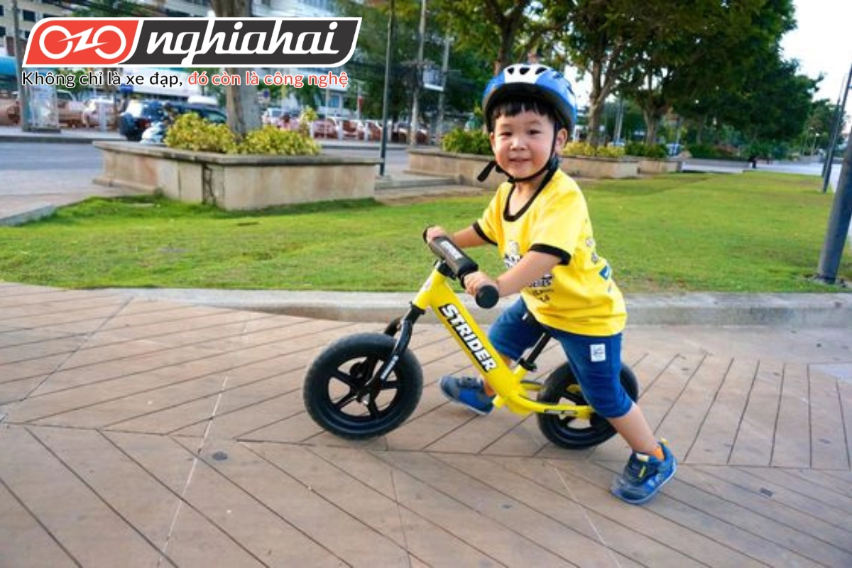 Sử dụng xe đạp phù hợp với độ tuổi sẽ giúp bé phát triển một cách toàn diện 