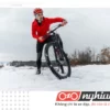 3 mẹo vặt giúp bạn đạp xe trên tuyết