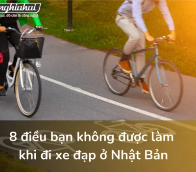 8 điều bạn không được làm khi đi xe đạp ở Nhật Bản