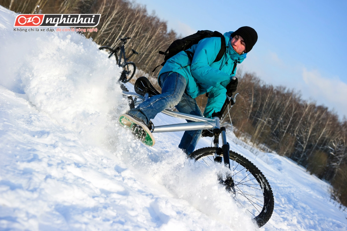 Mẹo và động lực giúp bạn đạp xe vào mùa đông
