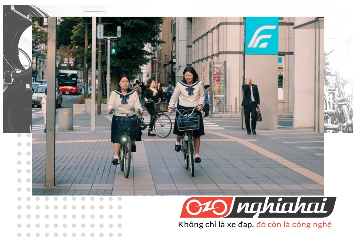 Điều thú vị về xe đạp chở hàng của Nhật Bản