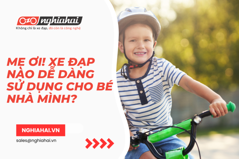 Mẹ ơi! Xe đạp nào dễ dàng sử dụng cho bé nhà mình?