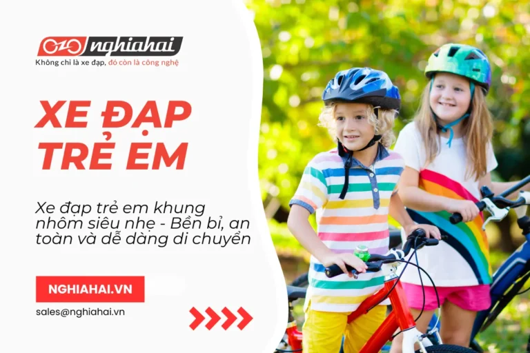 Xe đạp trẻ em khung nhôm siêu nhẹ - Bền bỉ, an toàn và dễ dàng di chuyển