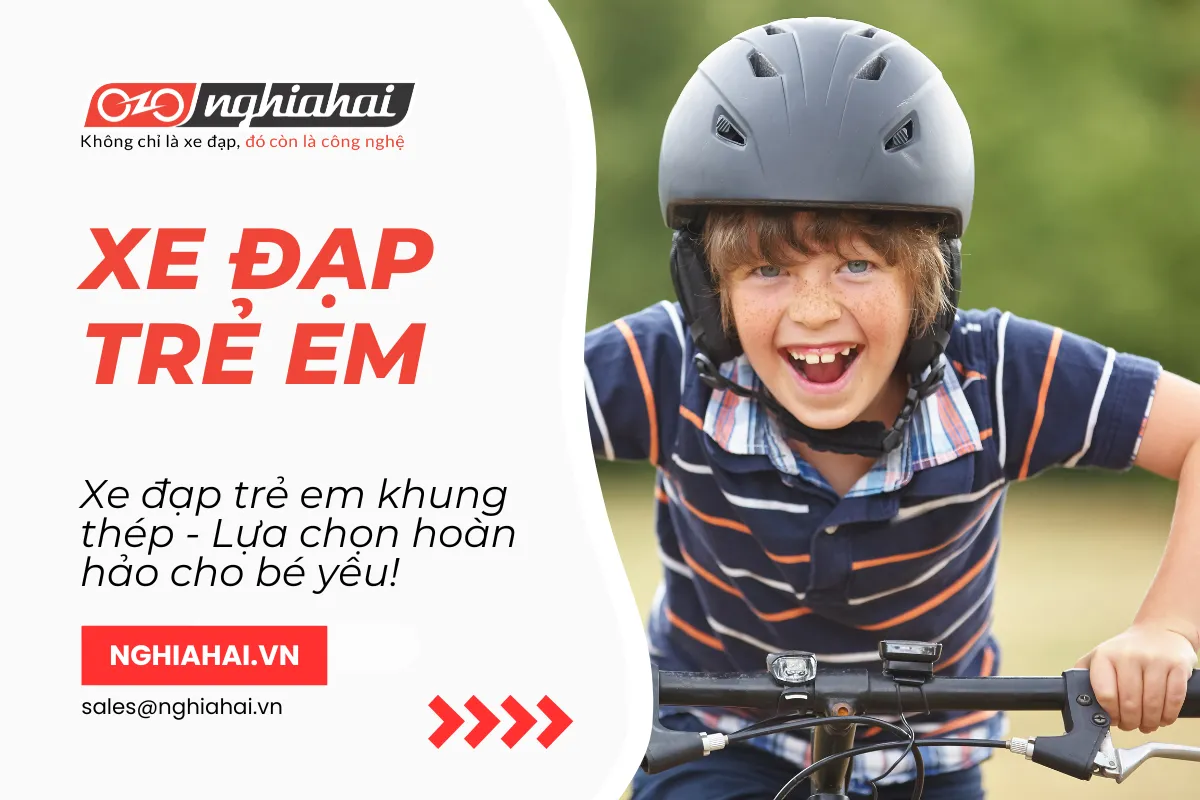 Xe đạp trẻ em khung thép - Lựa chọn hoàn hảo cho bé yêu!