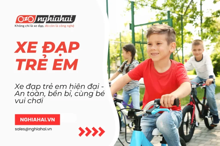 Xe đạp trẻ em hiện đại - An toàn, bền bỉ, cùng bé vui chơi