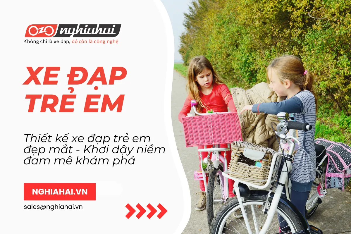 Thiết kế xe đạp trẻ em đẹp mắt - Khơi dậy niềm đam mê khám phá