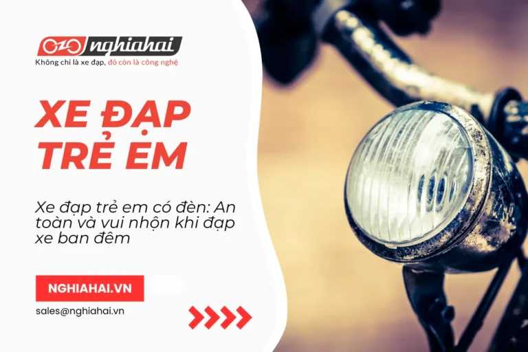 Xe đạp trẻ em có đèn: An toàn và vui nhộn khi đạp xe ban đêm