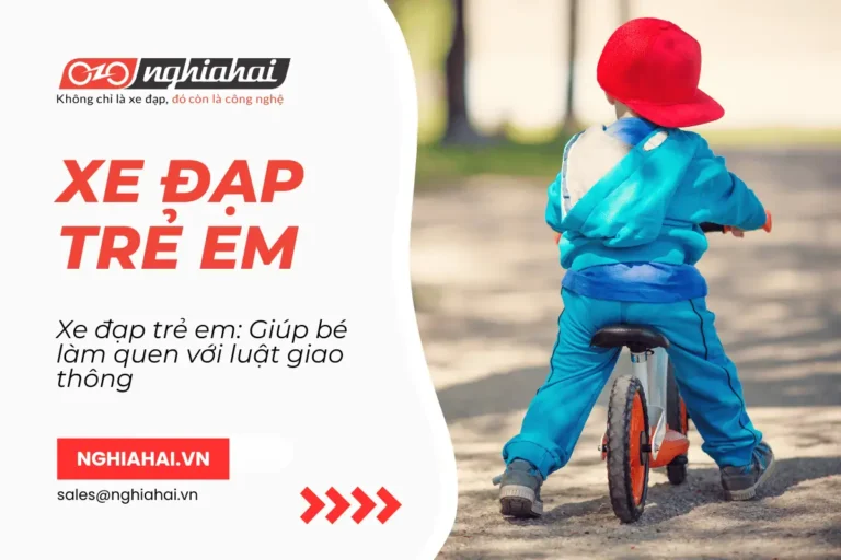 Xe đạp trẻ em: Giúp bé làm quen với luật giao thông