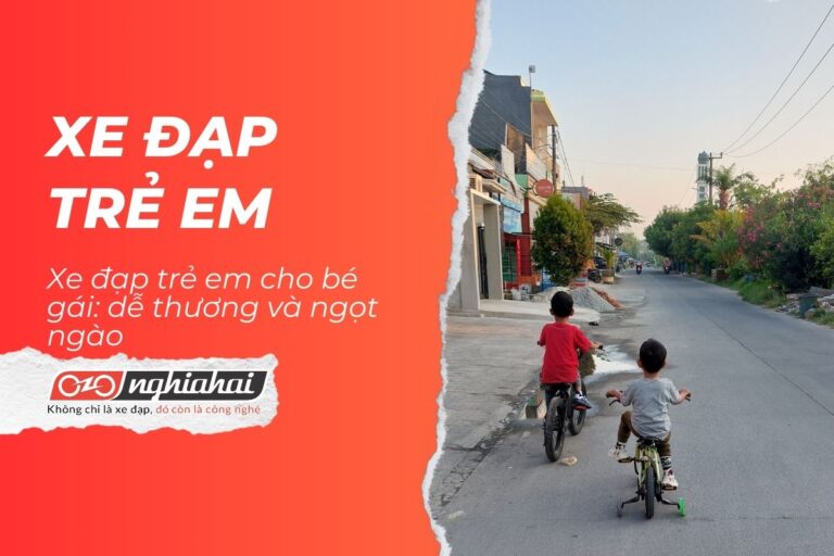 Xe đạp trẻ em cho bé gái: dễ thương và ngọt ngào