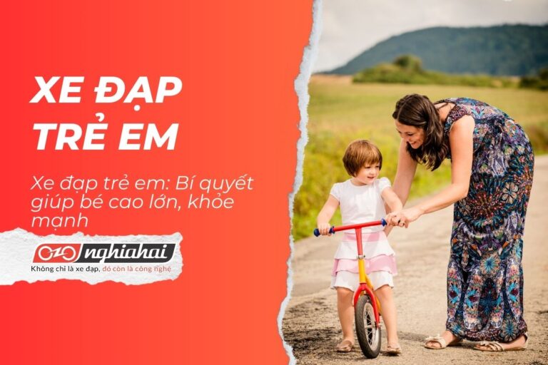 Xe đạp trẻ em: Bí quyết giúp bé cao lớn, khỏe mạnh