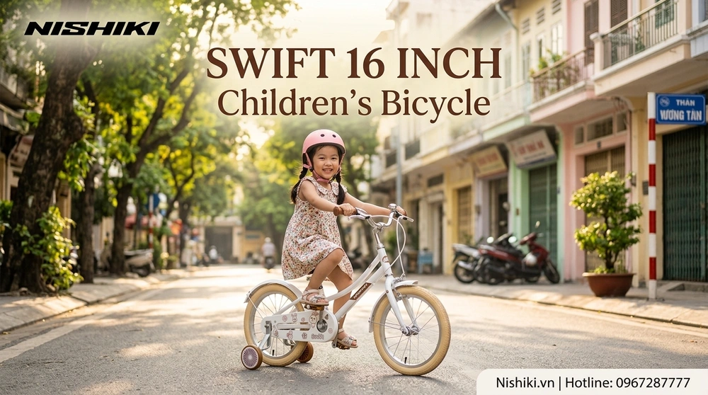 Xe Đạp Trẻ Em Nhật Nishiki SWIFT 16 Inch: Đẳng Cấp Chất Lượng & Sự Lựa Chọn Vàng Cho Bé Gái (2026)